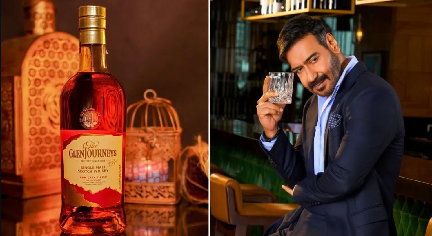 Bollywood Star Ajay Devgn Launches The GlenJourneys Whisky